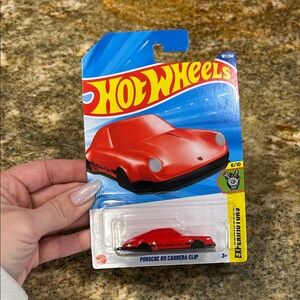Red Porsche 911 Carrera Clip Toy Car